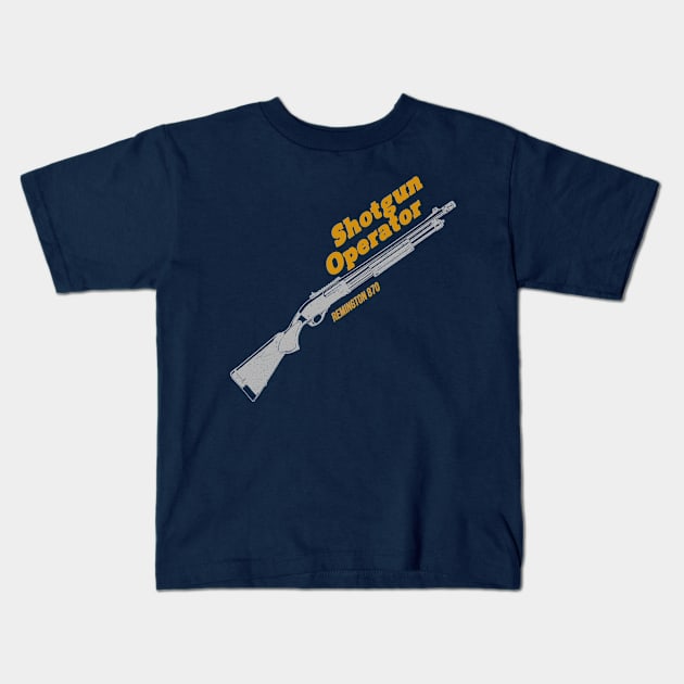 SHOTGUN OPERATOR. Kids T-Shirt by Cataraga